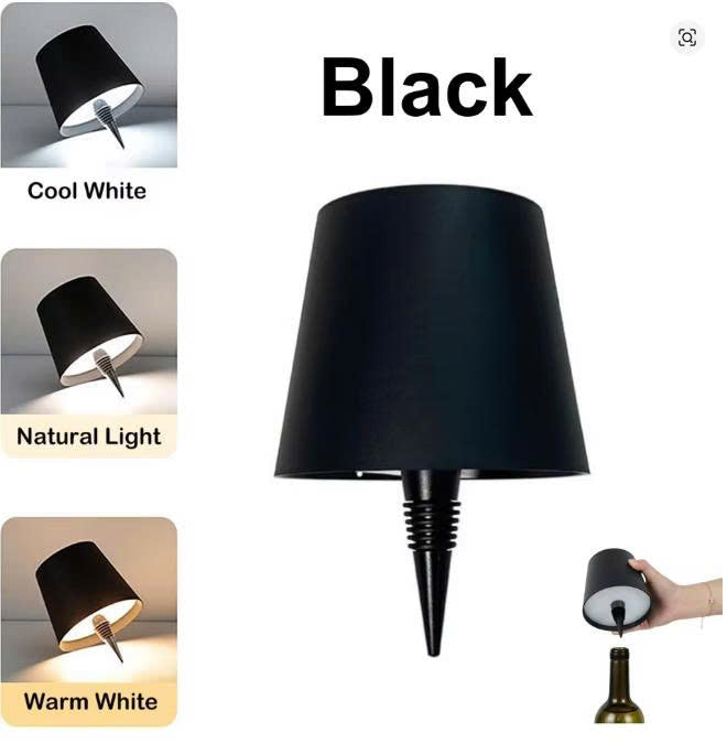 Wine Bottle Decorative LED Lights – Plug into the Bottle Neck, Warm Light, Room Decor