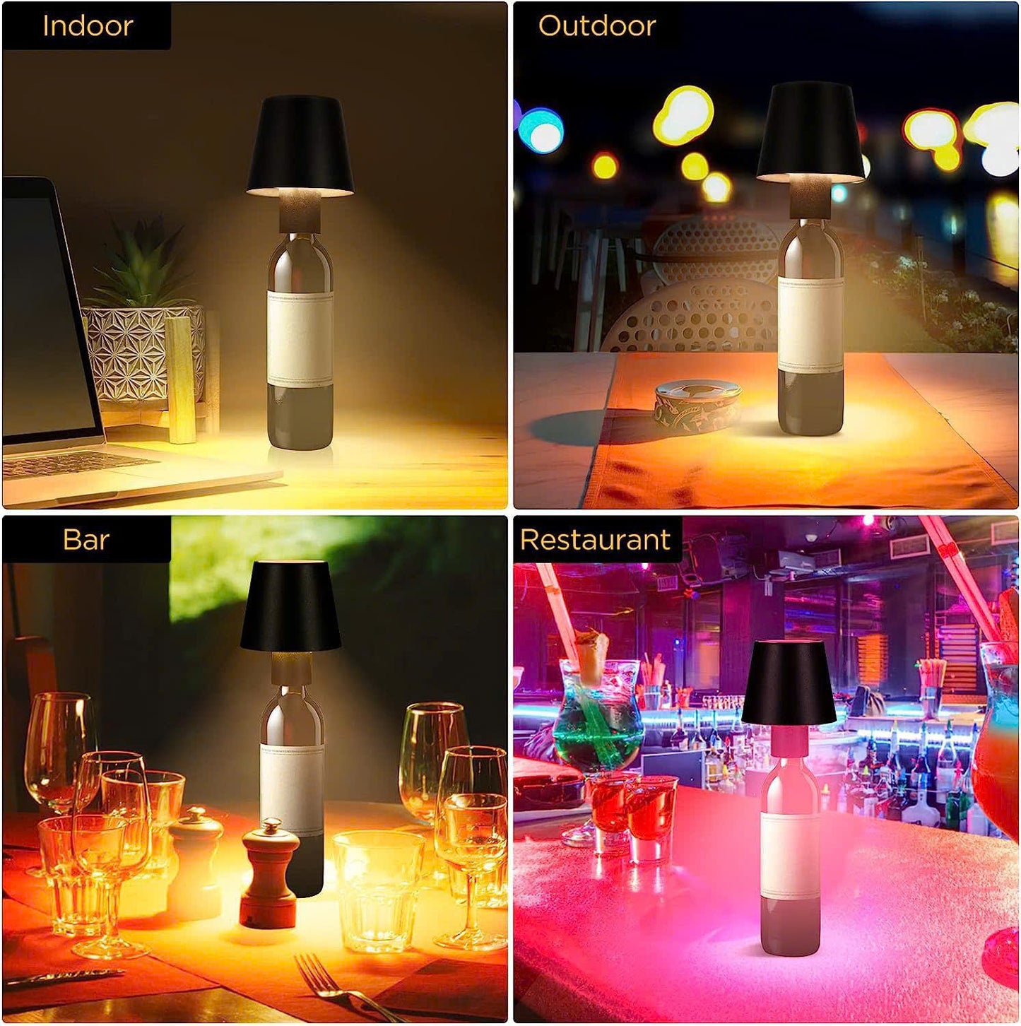 Mini LED Bottle Neck Light – Decor for Bedrooms, Bars, Pubs