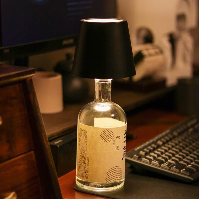 Wine Bottle Decorative LED Lights – Plug into the Bottle Neck, Warm Light, Room Decor