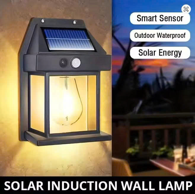 Waterproof solar wall lights, garden sensor lights, high-end outdoor lights