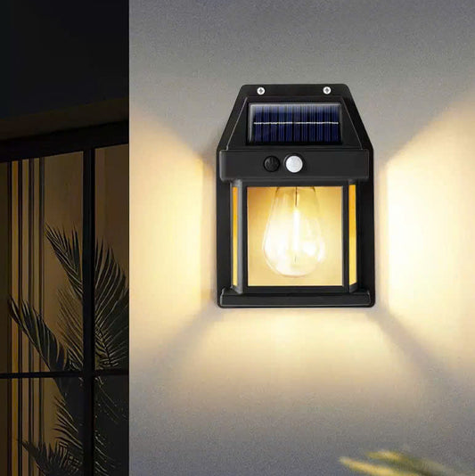 Waterproof solar wall lights, garden sensor lights, high-end outdoor lights