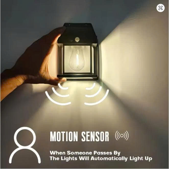 Motion sensor wall lamp, high quality waterproof wall mounted solar light