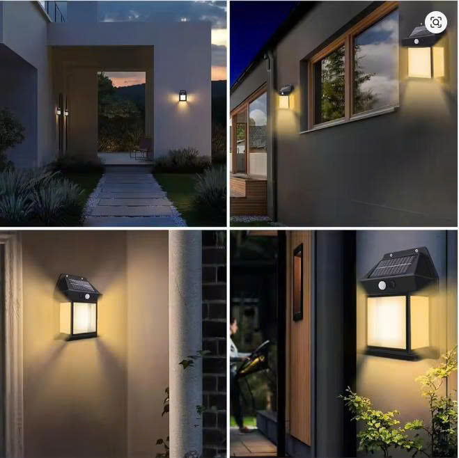 Motion sensor wall lamp, high quality waterproof wall mounted solar light