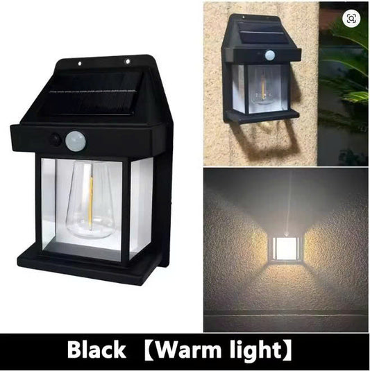 Motion sensor wall lamp, high quality waterproof wall mounted solar light