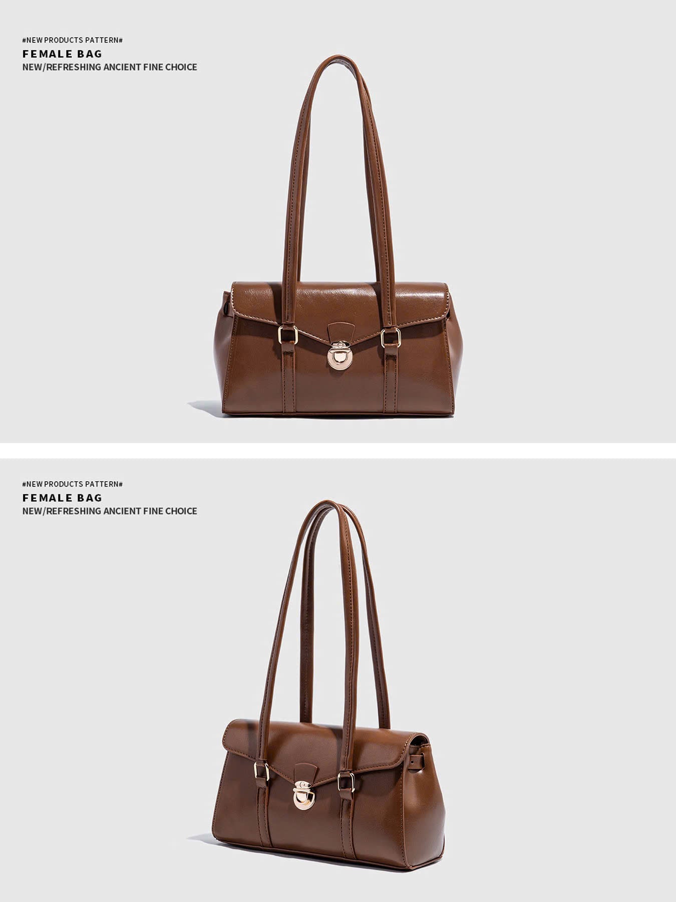 Classic style shoulder bag, high-end underarm bag, showing luxury class (Form T2)