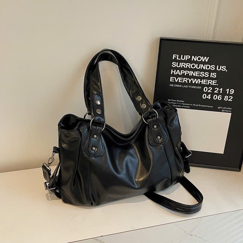 Women's Large Capacity Hobo Handbag, Large Stylish Tote Bag, Soft Leather Crossbody Bag for Women (Form T5)