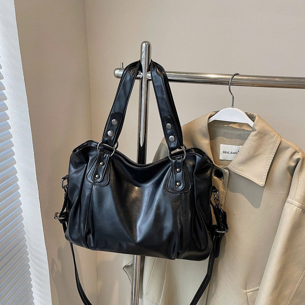 Women's Large Capacity Hobo Handbag, Large Stylish Tote Bag, Soft Leather Crossbody Bag for Women (Form T5)