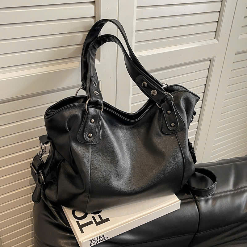 Women's Large Capacity Hobo Handbag, Large Stylish Tote Bag, Soft Leather Crossbody Bag for Women (Form T5)